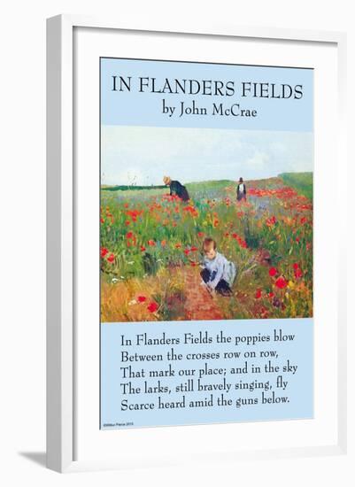 In Flanders's Fields-John McCrae-Framed Art Print