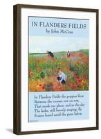 In Flanders's Fields-John McCrae-Framed Art Print