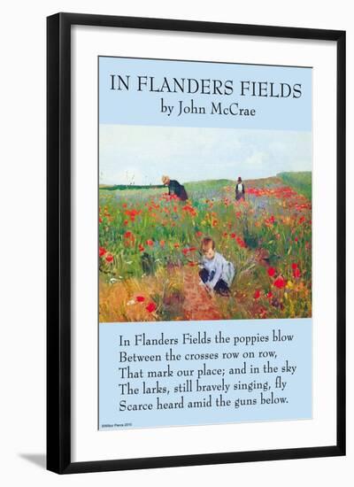 In Flanders's Fields-John McCrae-Framed Art Print