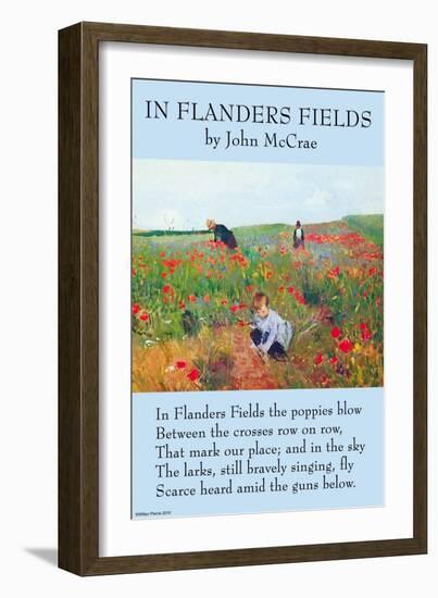 In Flanders's Fields-John McCrae-Framed Art Print