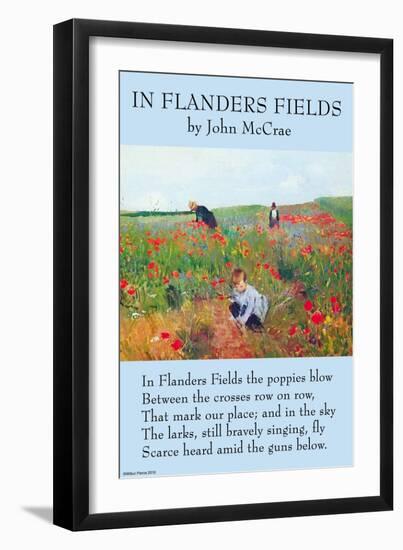 In Flanders's Fields-John McCrae-Framed Art Print