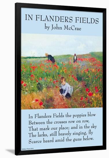 In Flanders's Fields-John McCrae-Framed Art Print