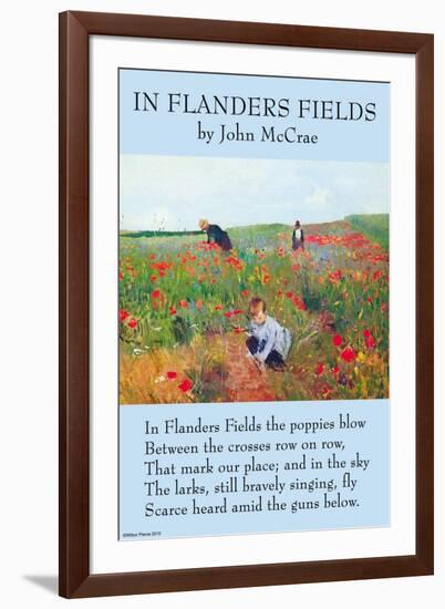 In Flanders's Fields-John McCrae-Framed Art Print