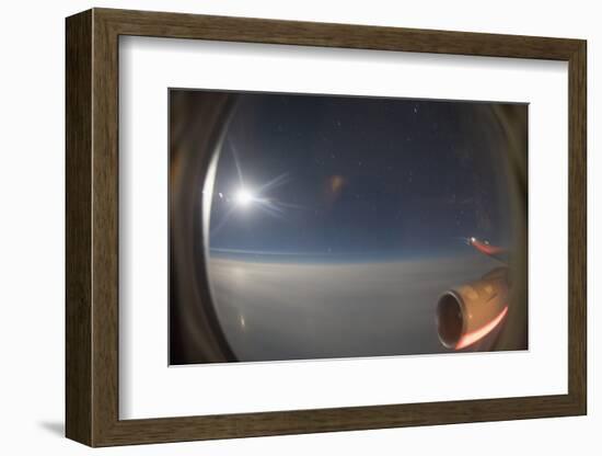 In-Flight View Above the Clouds-Paul Souders-Framed Photographic Print