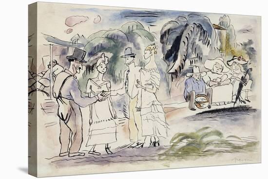 In Florida-Jules Pascin-Stretched Canvas