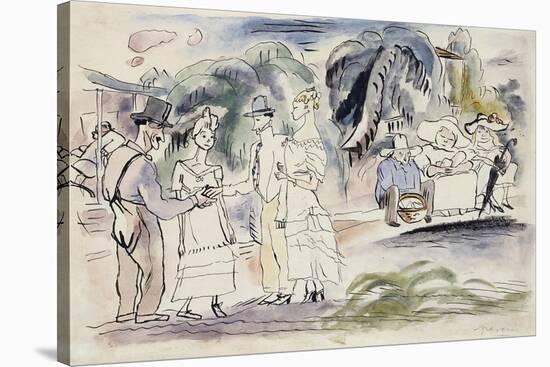 In Florida-Jules Pascin-Stretched Canvas