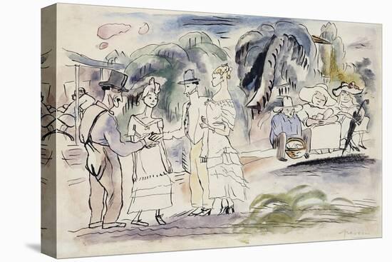 In Florida-Jules Pascin-Stretched Canvas