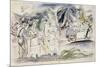 In Florida-Jules Pascin-Mounted Giclee Print