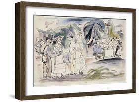 In Florida-Jules Pascin-Framed Giclee Print