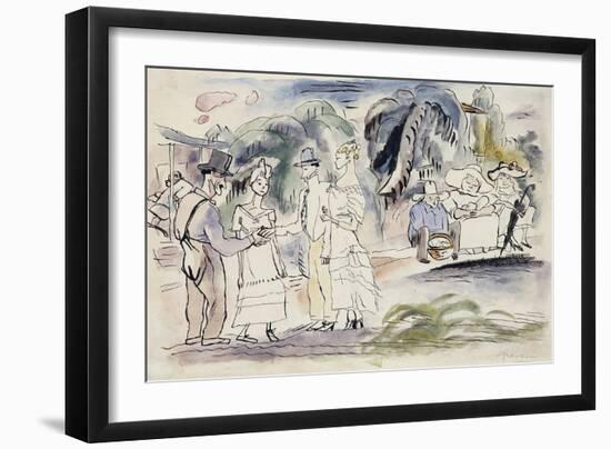 In Florida-Jules Pascin-Framed Giclee Print