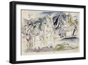 In Florida-Jules Pascin-Framed Giclee Print