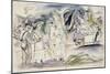 In Florida-Jules Pascin-Mounted Giclee Print