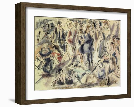 In Florida-Jules Pascin-Framed Giclee Print