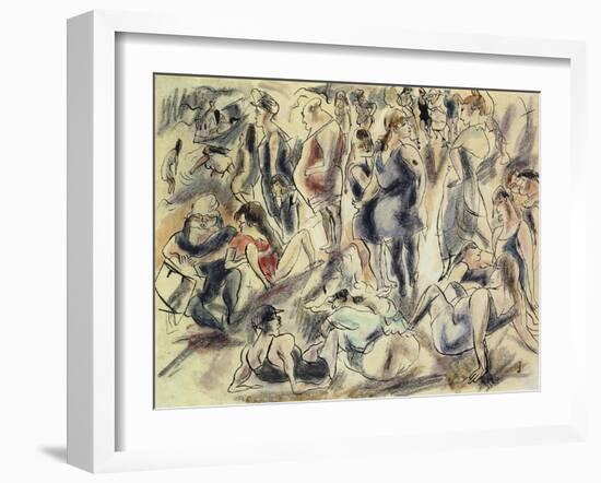 In Florida-Jules Pascin-Framed Giclee Print