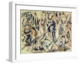 In Florida-Jules Pascin-Framed Giclee Print