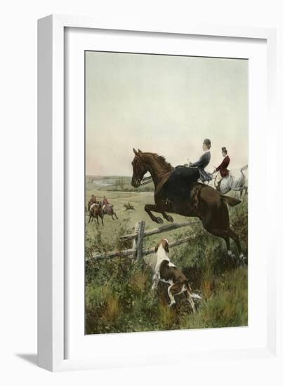 In for a Brush-Thomas Blinks-Framed Art Print