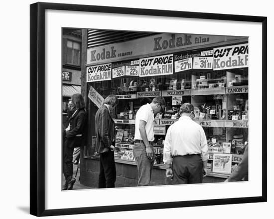 In Front of Camera Shop-null-Framed Photographic Print