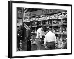 In Front of Camera Shop-null-Framed Photographic Print