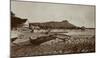 In Front of Outrigger Canoe Club, Waikiki Beach, Hawaii, 1917-null-Mounted Art Print