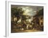 In Front of the Bell Inn, 1793-George Morland-Framed Giclee Print