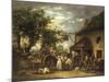 In Front of the Bell Inn, 1793-George Morland-Mounted Giclee Print