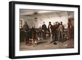 In Front of the Magistrate-Bihari Sandor-Framed Giclee Print