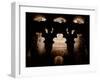 In front of the mihrab of the Great Mosque of Cordoba, part of the 10th century enlargements-Werner Forman-Framed Giclee Print