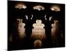 In front of the mihrab of the Great Mosque of Cordoba, part of the 10th century enlargements-Werner Forman-Mounted Giclee Print