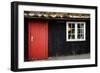 In Front of the Old Red Door-Philippe Sainte-Laudy-Framed Photographic Print