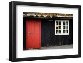 In Front of the Old Red Door-Philippe Sainte-Laudy-Framed Photographic Print