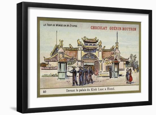 In Front of the Palace of Kinh Luoc, Hanoi-null-Framed Giclee Print