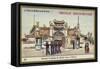 In Front of the Palace of Kinh Luoc, Hanoi-null-Framed Stretched Canvas