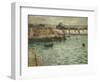 In Front of the Port of Dieppe; Avant Porte De Dieppe, 1918-1920-Gustave Loiseau-Framed Giclee Print