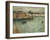 In Front of the Port of Dieppe; Avant Porte De Dieppe, 1918-1920-Gustave Loiseau-Framed Giclee Print
