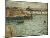 In Front of the Port of Dieppe; Avant Porte De Dieppe, 1918-1920-Gustave Loiseau-Mounted Giclee Print