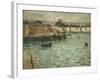 In Front of the Port of Dieppe; Avant Porte De Dieppe, 1918-1920-Gustave Loiseau-Framed Giclee Print