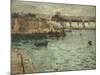 In Front of the Port of Dieppe; Avant Porte De Dieppe, 1918-1920-Gustave Loiseau-Mounted Giclee Print