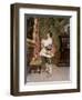 In Front of the Portrait-Tito Conti-Framed Giclee Print