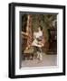 In Front of the Portrait-Tito Conti-Framed Giclee Print