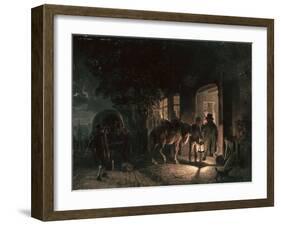 In Front of the Pub, 1843-Hermann Kauffmann-Framed Giclee Print