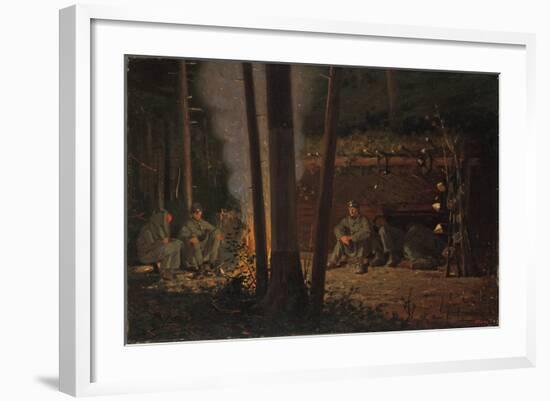 In Front of Yorktown-Winslow Homer-Framed Giclee Print