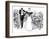 In Garden of Youth-Charles Dana Gibson-Framed Giclee Print