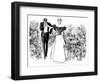 In Garden of Youth-Charles Dana Gibson-Framed Giclee Print