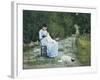 In Garden-Silvestro Lega-Framed Giclee Print