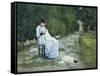 In Garden-Silvestro Lega-Framed Stretched Canvas