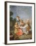 In Gardens of Estuary, 1760-1770-Pietro Longhi-Framed Giclee Print