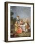 In Gardens of Estuary, 1760-1770-Pietro Longhi-Framed Giclee Print