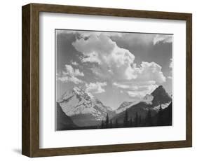 In Glacier National Park Montana 1933-1942-Ansel Adams-Framed Art Print