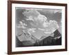 In Glacier National Park Montana 1933-1942-Ansel Adams-Framed Art Print