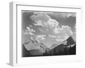 In Glacier National Park Montana 1933-1942-Ansel Adams-Framed Art Print